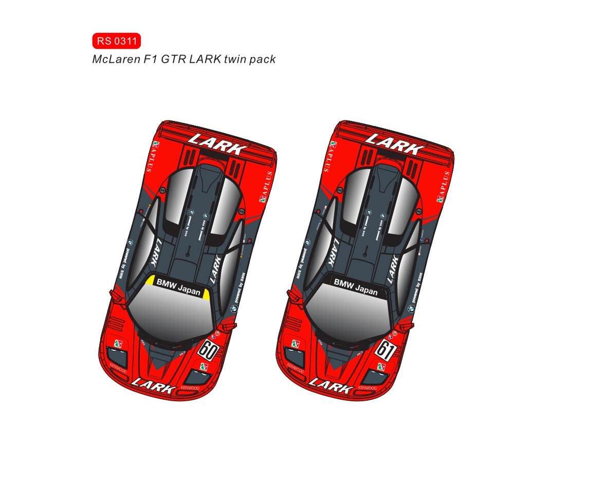 RS0311 McLaren F1 GTR LARK Twin Pack